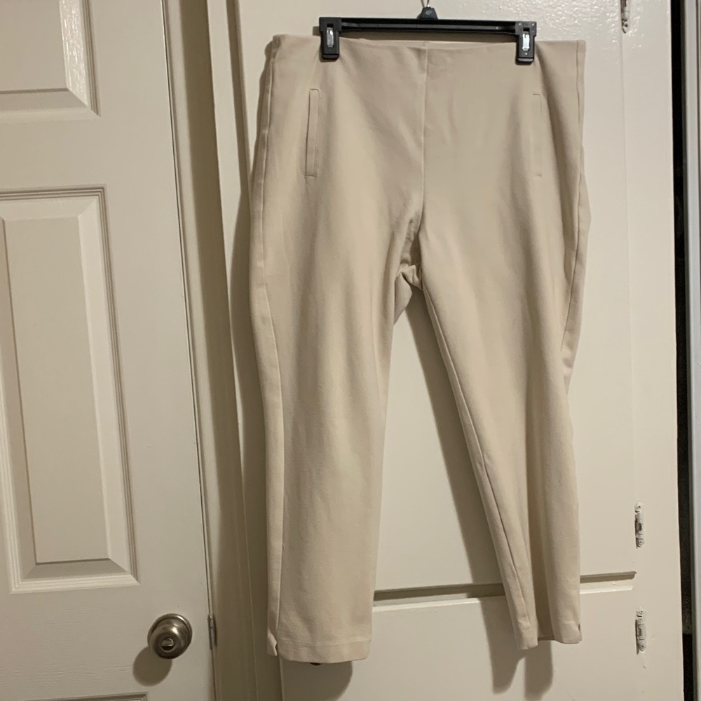 Chico's Cream Women's Trousers